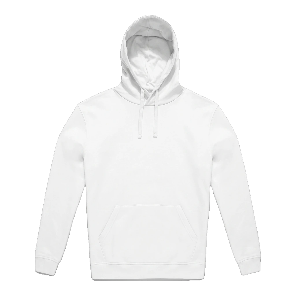 B&C ID.223 Hoodie – Beispielfoto in Weiß (in 11 Farben erhältlich)