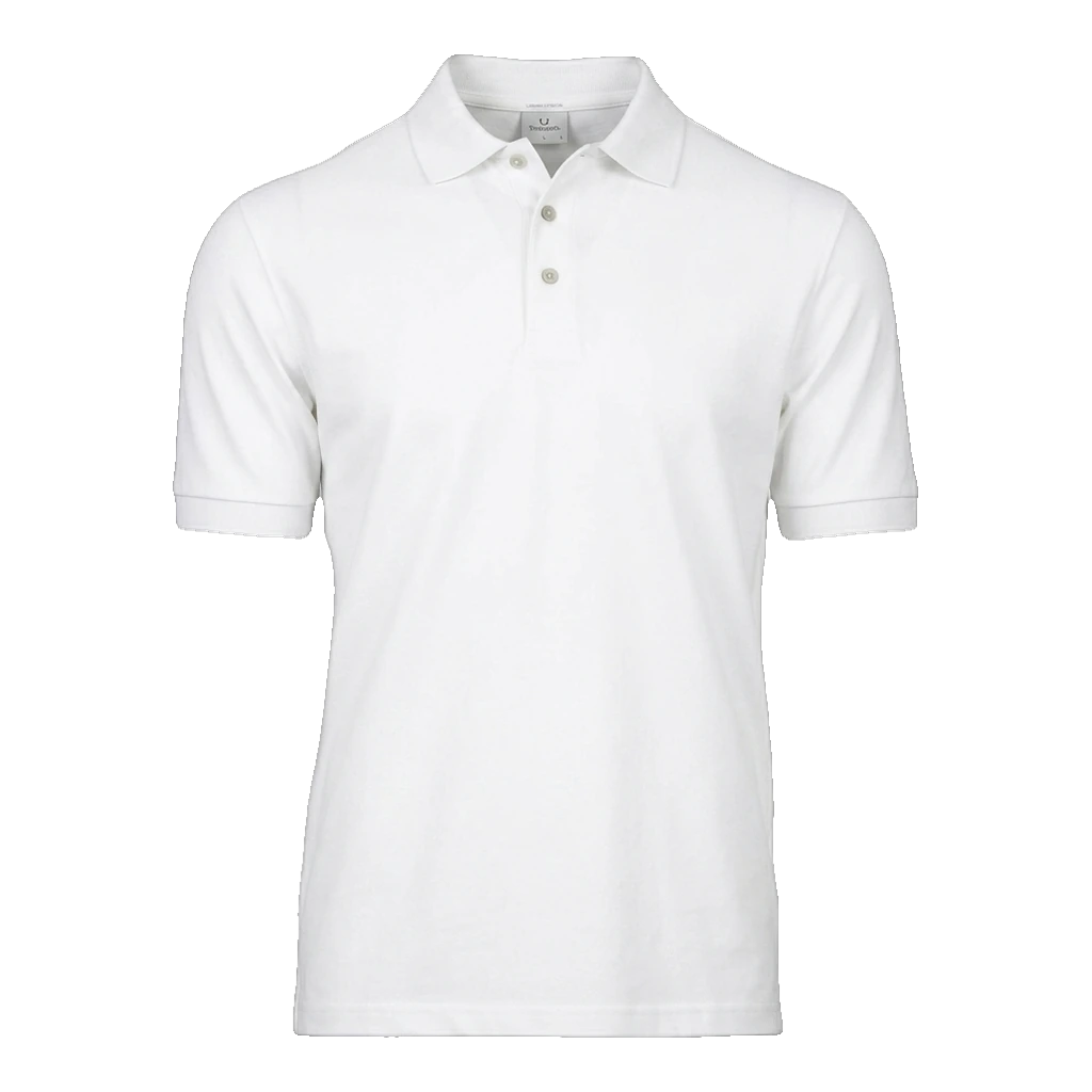 Tee Jays Luxury Stretch Polo – Beispielfoto in Weiß (in 24 Farben erhältlich)